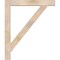 Ekena Millwork Traditional Block Smooth Bracket, Douglas Fir, 3 1/2"W x 32"D x 38"H BKT04X32X38TRA05SDF - alternate 2